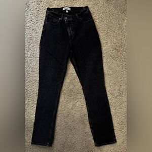 Abercrombie & Fitch The 90s Slim Straight Ultra High Rise Jeans